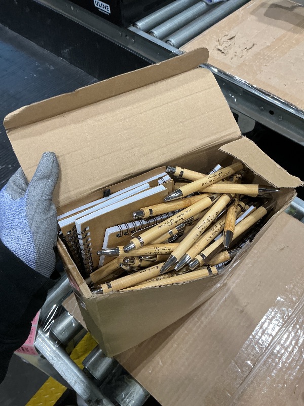 Photo 1 of *USED*
Honoson 80 Pcs/40 Set Spiral Notebook Bulk Employee Appreciation Gift 4x6 Inch Thank You for Being Awesome Inspirational Journal with Bamboo Pen for Staff Christmas Coworker