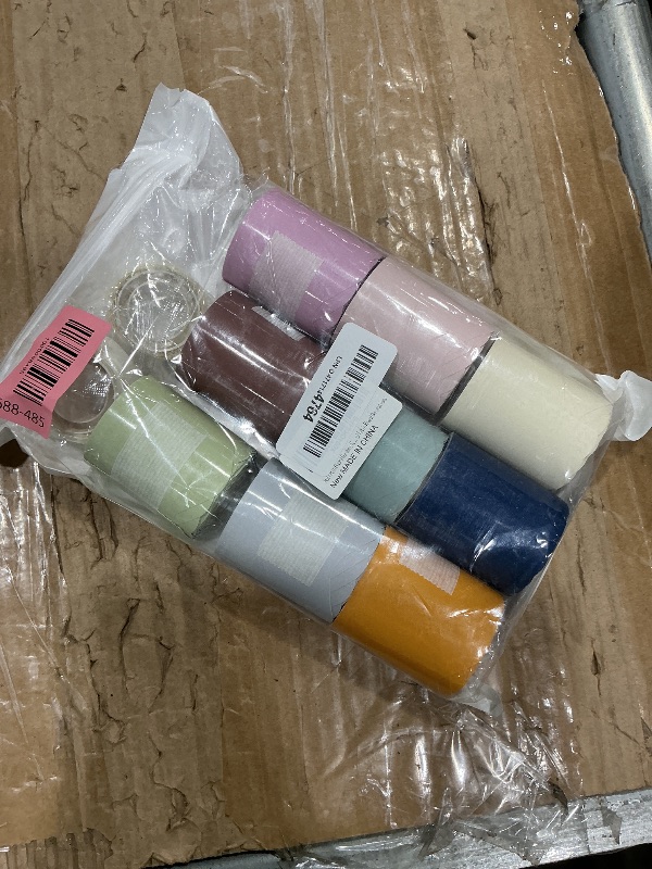 Photo 1 of 10 Rolls 262.4 Ft Boho Bulletin Board Borders Colorful Classroom Border Scalloped Trim Decorations for School Teacher Classroom Office Poster Birthday Bulletin Board Decor