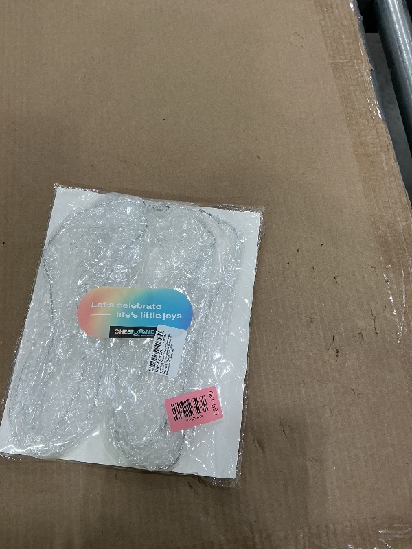 Photo 1 of *USED*
Cheerland Crystal Garland Strands Clear Ice Wire Crystal Garland for Winter Wonderland Party Decorations Diamond Hanging Wedding Decoration Accents Living Room Bedroom Mantel Wreath Decor Supplies