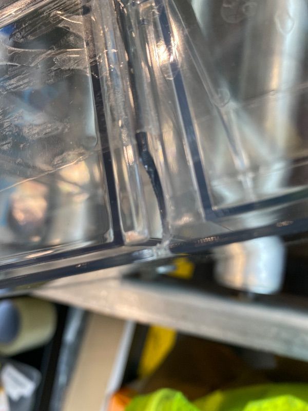 Photo 1 of ***MINOR DAMAGE*** Acrylic storage drawers