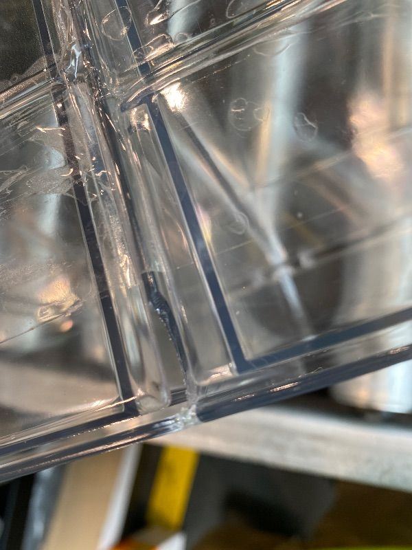 Photo 1 of ***MINOR DAMAGE*** Acrylic storage drawers