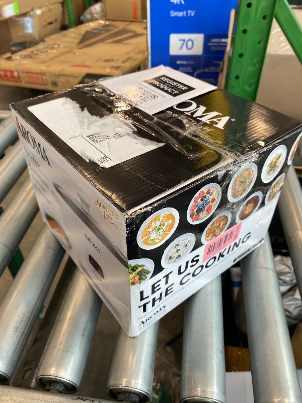 Photo 1 of *USED*
AROMA Rice Cooker, 3-Cup (Uncooked) / 6-Cup (Cooked), Small Rice Cooker, Oatmeal Cooker, Soup Maker, Auto Keep Warm, 1.5 Qt, White, ARC-393NG