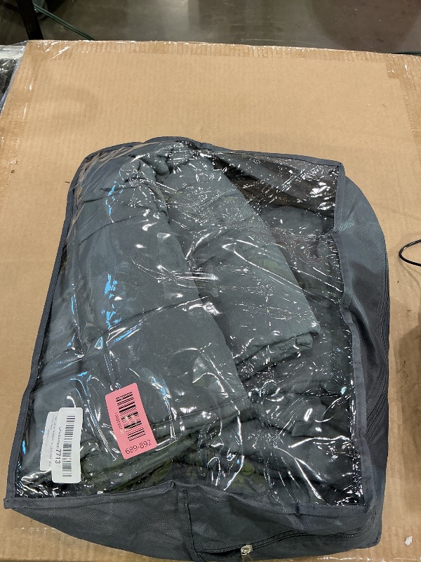 Photo 1 of ?Weighted Blanket for Adults 15lbs, Queen Size Heavy Blanket for 125-180lbs, Weighted Throw Blanket with Premium Glass Beads, Soft Thick Blanket for Adult All-Season, 60 x 80 inches, Dark Grey