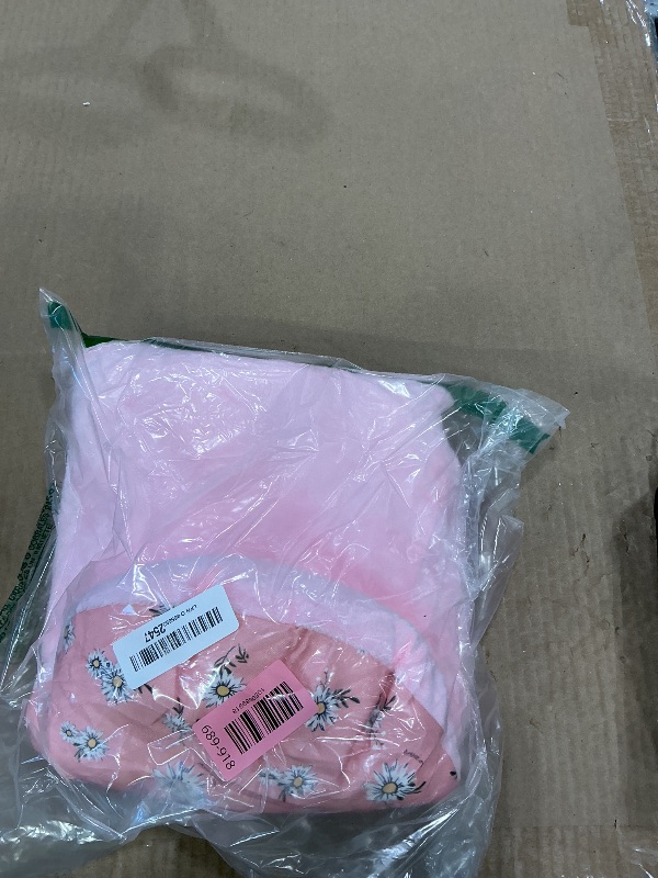 Photo 1 of ***MISSING PIECES*** ***READ CLERK NOTES***  Cullaby Console Dog Car Seat - Portable Dogs Armrest Booster Seat for Small Dog, Anti-Collapse Pet Car Seat with Soft Cushion Safety Belt, Support Pet Up to 11lbs (Pink Daisy)