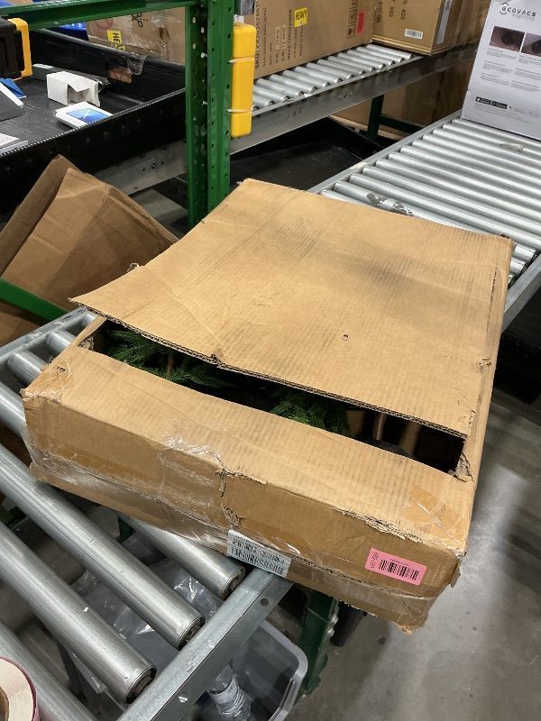 Photo 1 of *MINOR DAMAGE - USED*
Mduvoz 9 FT Artificial Norfolk Pine Garlands with Lights, Pre-Lit Christmas Garland, Real Touch Pine Artificial Faux Greenery Garland for Table, Mantle, Wall, Indoor, Outdoor Christmas Decorations