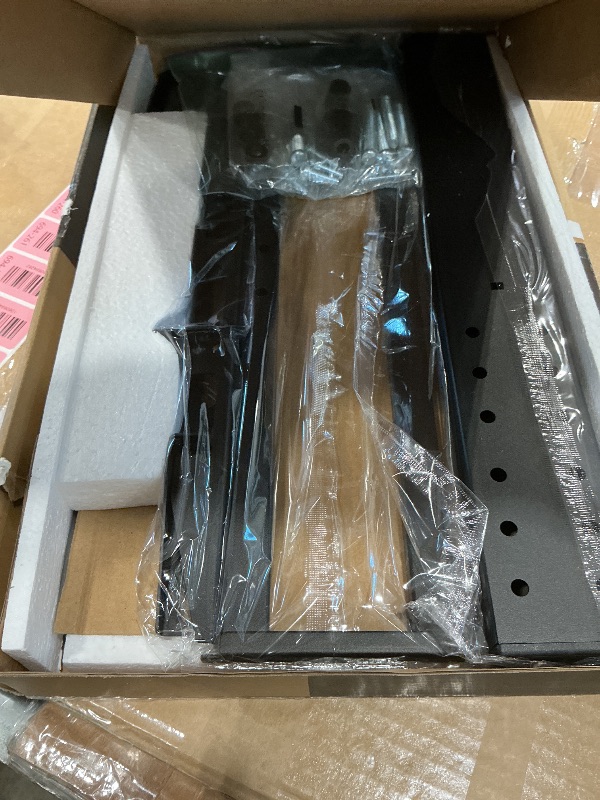 Photo 1 of *USED*
Universal TV Stand - Table Top TV Stand for 27-60 inch LCD LED TVs - 6 Level Height Adjustable TV Base Stand with Tempered Glass Base & Wire Management, VESA 400x400mm