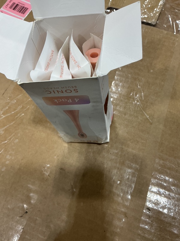 Photo 1 of *USED*
ORDO Replacement Sonic Toothbrush Heads with Pulse Technology for Teeth Cleaning, Plaque Removal, Silicone Polishing, Deep Clean Bristles, Adults, Pack of 4, Rose Gold