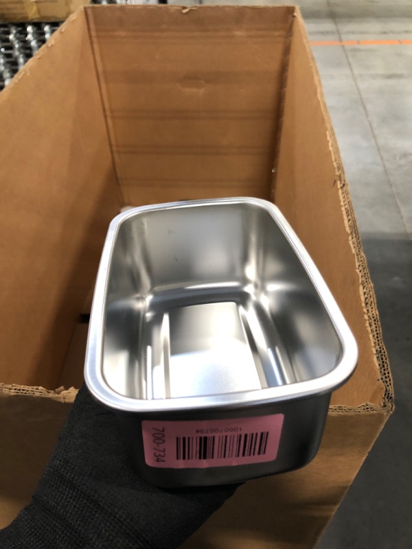 Photo 1 of ** NO LID**
Vermida Butter Dish with Lid, Large Stainless Steel Butter Dish Container for Countertop, Sturdy Butter Keeper with Bamboo Lid Holds 2 Sticks of West or East Coast Butter for Refrigerator