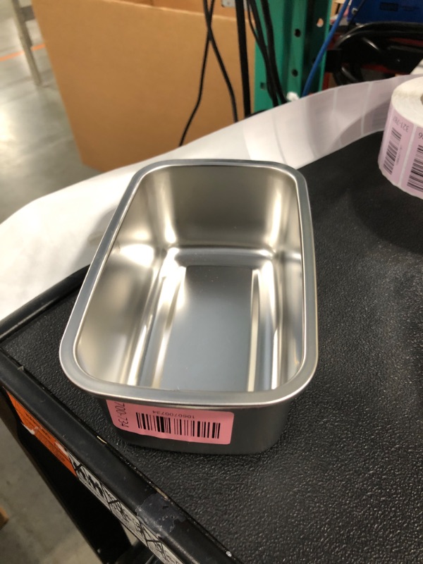 Photo 1 of ** NO LID**
Vermida Butter Dish with Lid, Large Stainless Steel Butter Dish Container for Countertop, Sturdy Butter Keeper with Bamboo Lid Holds 2 Sticks of West or East Coast Butter for Refrigerator