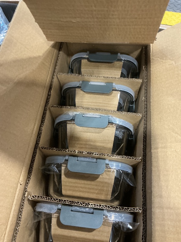 Photo 1 of [10-Pack] Glass Meal Prep Containers with Lids, MCIRCO Food Storage Containers with Snap Locking Lids, Airtight Lunch Containers, Microwave, Oven, Freezer and Dishwasher