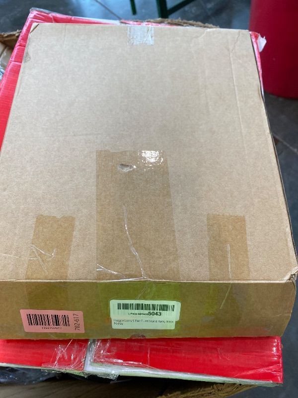 Photo 1 of *UNTESTED*
HuggieGems 5 Tier Floor Standing Corner Shower Caddy Organizer Shelf with Hooks, Bathroom Shelves Stand Rack, Black