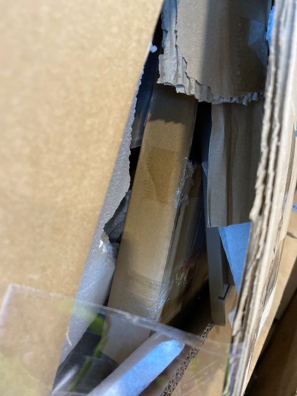 Photo 1 of *UNTESTED*
YITAHOME Farmhouse TV Stand with Cord Management for 75/80 Inch TV, Entertainment Center with Adjustable Shelf & Open Storage, 70" TV Console Table for Living Room (Brown)