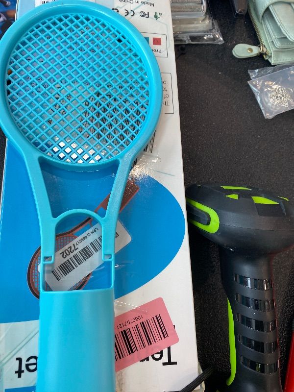 Photo 1 of [Compatible with Switch 2/1] WAXITY Tennis Racket for Mario Tennis Aces/for Mario Tennis Fever Sports Games, Handle Grip Holder Accessories for Nintendo Switch 2/1 Controllers, for Joycon Comfort Hold