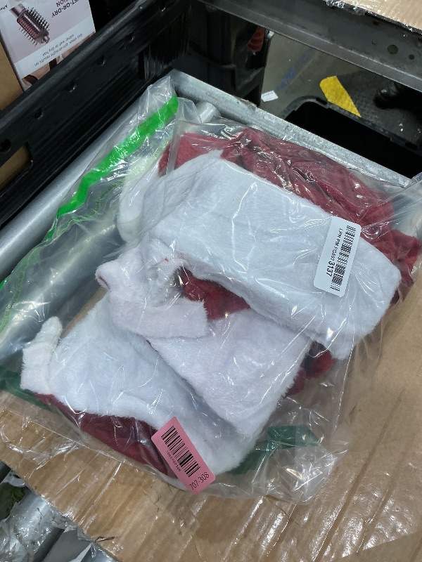 Photo 1 of *USED*
Glimin 18 Inch Christmas Stocking Personalized Name Tags Thick Plush Fabric Hanging Stockings Unfinished Wood Tags for Xmas Holiday Party Tree Fireplace(Burgundy)