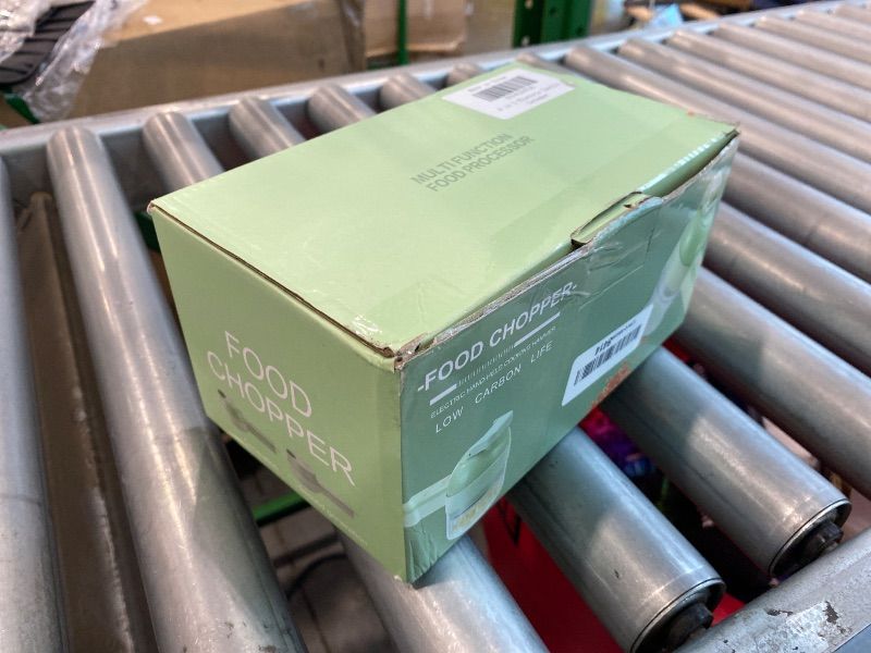 Photo 1 of *USED*
4 in 1 Handheld Electric Vegetable Cutter Set, Multifunctional Mini Electric Grinder Garlic Mud Masher Chopper, Portable Food Processor with Brush, for Garlic Chili Onion Ginger Celery Meat