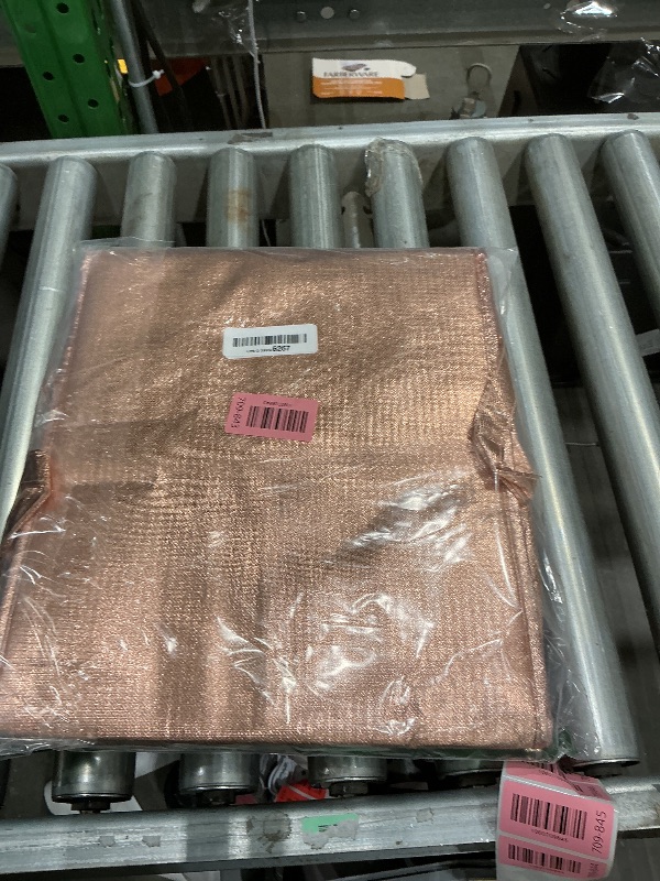 Photo 1 of *MISSING PARTS UNKNOWN*
2Pack 11.8×11.8×13.8" Same Size Reusable Insulated Zipper Aluminum Foil Tote Bag Suit for Picnic Cake Fruit Drink Refrigeration Also for Delivery of Takeaway Thermal Pizza Insulated Delivery(ROSE Gold