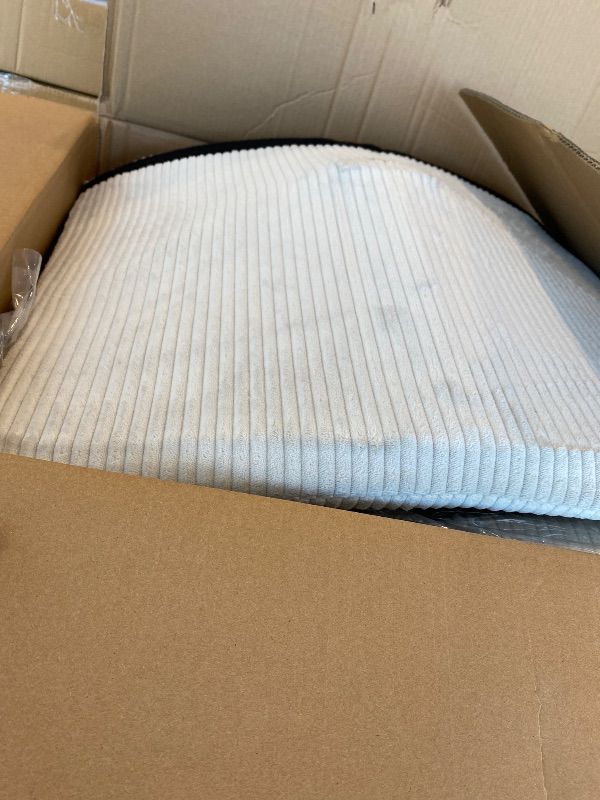 Photo 1 of *MISSING PARTS*
HollyHOME Modern 360°Swivel Accent Chair, Upholstered Comfy Reading Chair, Fabric Lazy Chair with Soft Cushion, Metal Frame Lounge Sofa Chair for Living Room, Bedroom, Balcony, Light Gray