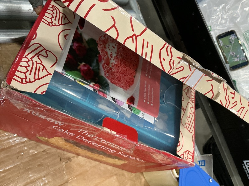 Photo 1 of *MISSING PARTS UNKNOWN*
Cake Decorating Tools Supplies Kit: 236pcs Baking Accessories with Storage Case - Piping Bags and Icing Tips Set - Cupcake Cookie Frosting Fondant Bakery Set for Adults Beginners or Professional, Blue