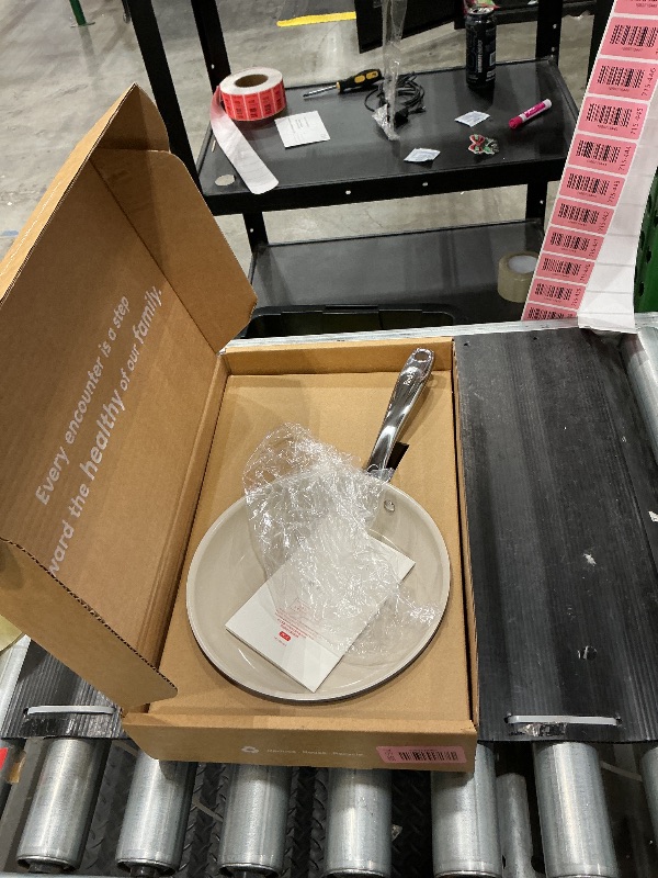 Photo 1 of **SMALL**Redchef Ceramic Non Stick Egg Pans, Nonstick Frying Pan Skillet, 8 inch Cooking Pan Non Toxic with Stay Cool Handle for Induction, PTFE & PFAS & PFOA Free, Dishwasher/Oven Safe (Blue)