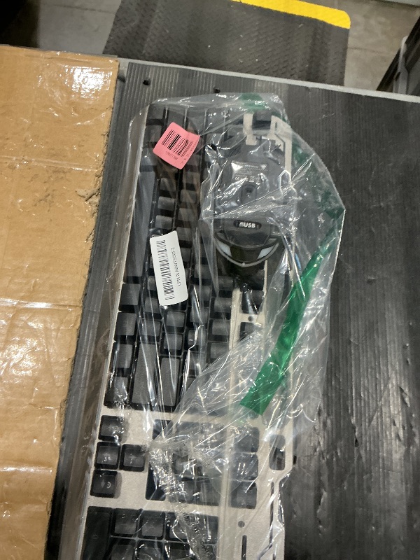 Photo 1 of **VIEW CLERK COMMENTS**
**PARTIAL SET**
XISOGUU Wireless Gaming Keyboard and Mouse Combo, RGB Backlit Rechargeable 2000 mAh Battery, Mechanical Feel Anti-ghosting Keyboard + 6D 4800DPI Mice for PC Gamer