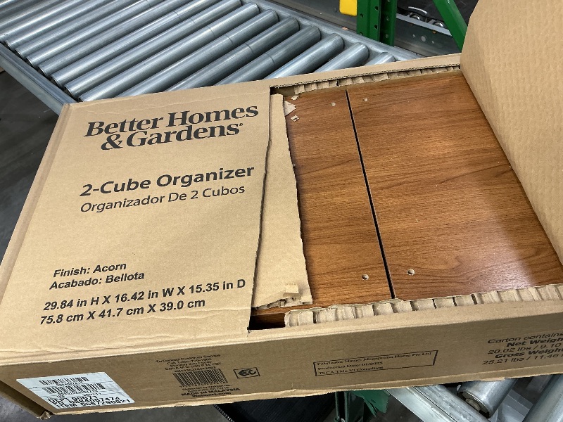 Photo 1 of *USED*
Better Homes & Gardens 2 Cube Storage Organizer, Acorn