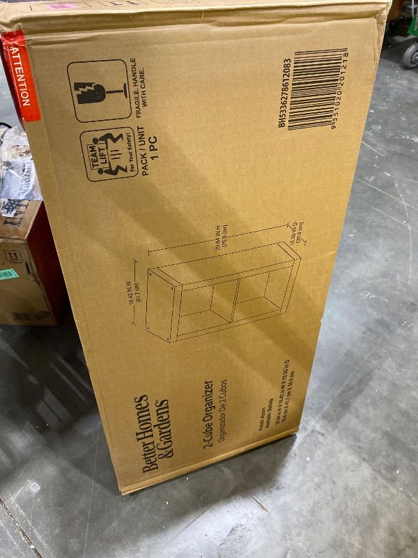 Photo 1 of *USED*
Better Homes & Gardens 2 Cube Storage Organizer, Acorn