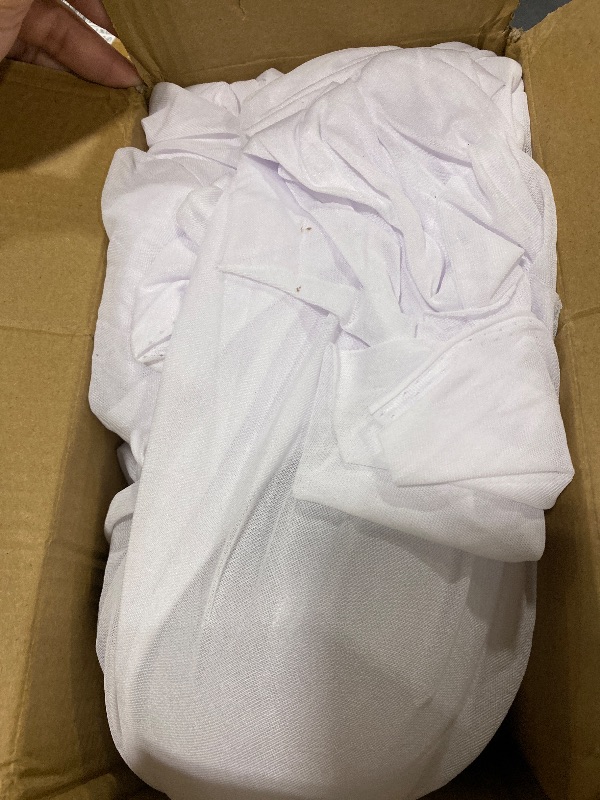 Photo 1 of 2 Pack 55" Halloween Light up Hanging Ghosts Decorations with Warm LED Lights, Halloween Flying Ghost Decorations for Outdoor Indoor, Haunted House, Front Yard, Patio, Party Decor