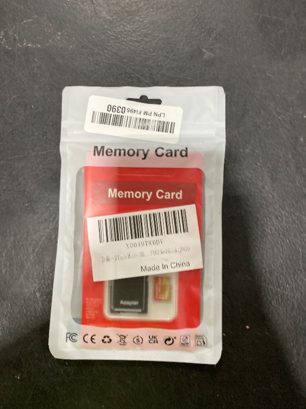 Photo 1 of 2 Pack TF Card 128GB with Adapter, High Speed Memory Card, UHS-I C10 A1 Memory TF Card for Tablet/Mobile Phone/Camera/Car Audio/Game Console (TF162 Red Gold 128GB)