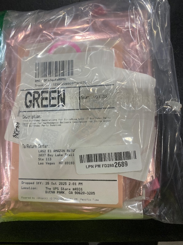 Photo 1 of 17th Birthday Decorations for Girls?Rose Gold 17 Birthday Party Decoration for Her?Rosegold Balloons Decoration for Girls Women 17th Birthday Party Supplies