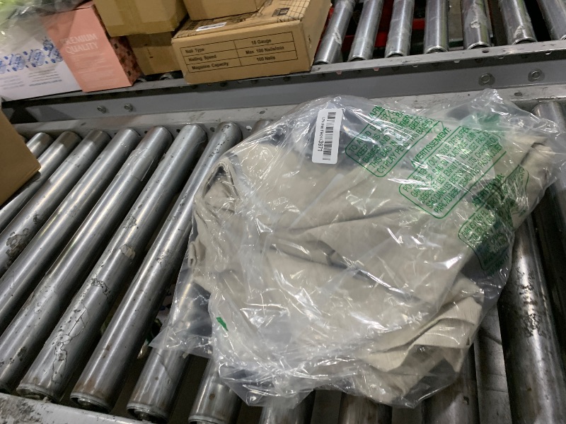 Photo 1 of 100% Blackout Curtains 84 Inch Length 2 Panels Set Farmhouse Style for Bedroom Windows/Living Room Thermal Insulated Neutral Boho Drapes Linen Blend Natural Ivory 7ft Long Hook Belt Pleated/Back Tab