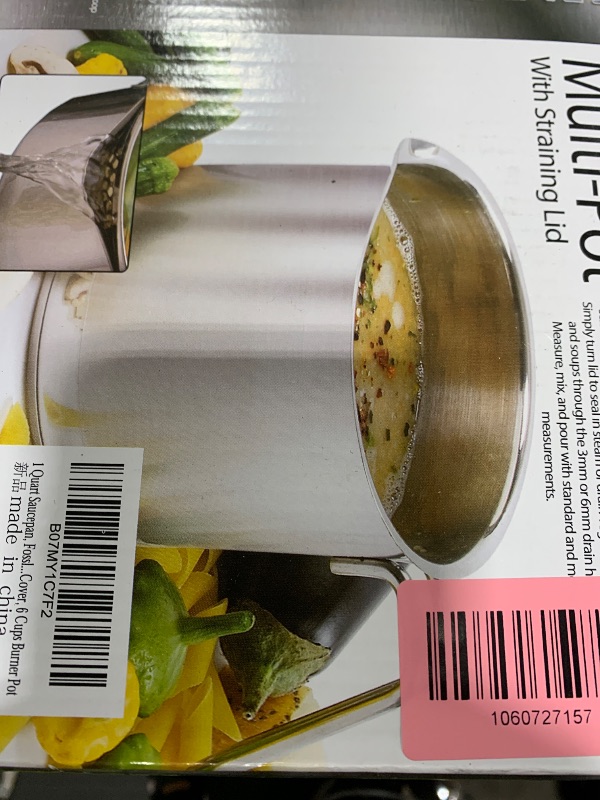 Photo 1 of 1.5 Quart Stainless Steel Saucepan With Pour Spout, Saucepan With Lid, Mini Milk Pan With Spout - Perfect For Boiling Milk, Sauce, Gravies, Pasta, Noodles