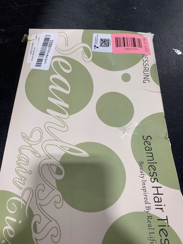 Photo 1 of 100 Pcs Thick Seamless Brown Hair Ties, Ponytail Holders Hair Accessories No Damage for Thick Hair Christmas Gift(Natural Colors)