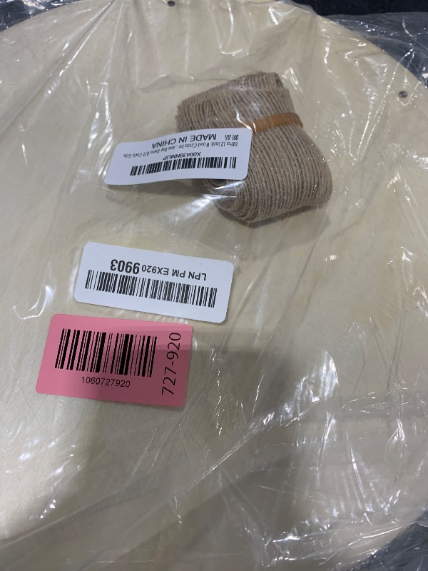 Photo 1 of 10Pcs 12 Inch Wood Circles for Crafts, Unfinished Wood Blank Wooden Door Hanger Sign, DIY Wood Rounds for Cricut Projects, Wood Burning, Painting, Valentines Day Decor DIY Crafts