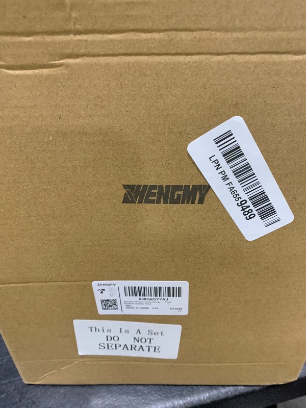 Photo 1 of 10 Pack Plastic Syringe Liquid Measuring Syringes Without Needle for Epoxy Resin, Craft, Scientific Labs, Feeding Pets Animals, Oil or Glue Applicator (20 ML)