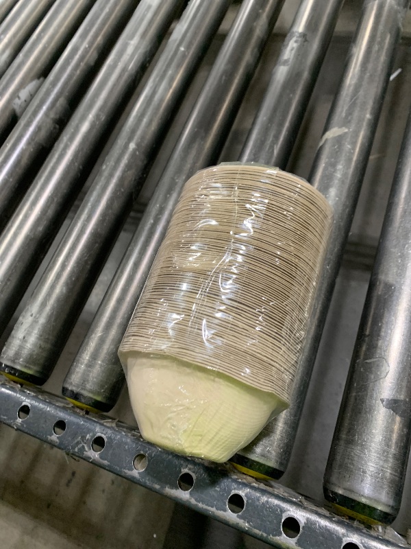 Photo 1 of 100 Pack 8oz Compostable Paper Bowls,Heavy-Duty Disposable Natural Bagasse Bowls