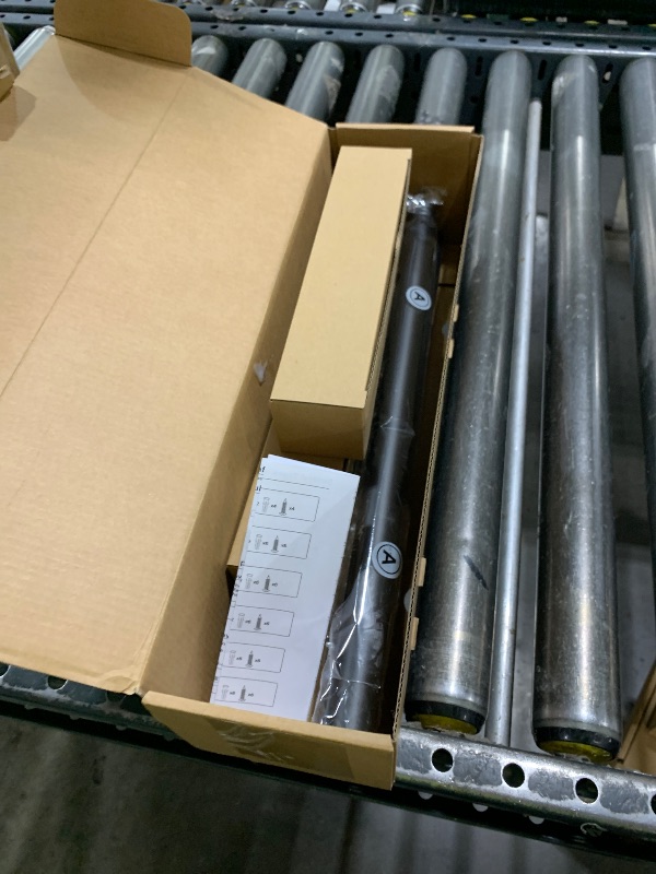 Photo 1 of 1” Diameter Matte Black Curtain Rod Itself is 30-60 inch 1 Pack, Fit 30 to 54 Windows