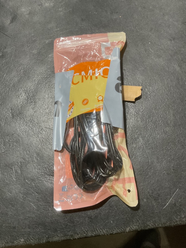 Photo 1 of [UL Listed] 6ft 18AWG 7A 125V AC Power Cord 2 Prong Cable Non Polarized (NEMA 1-15P to IEC-320-C7)