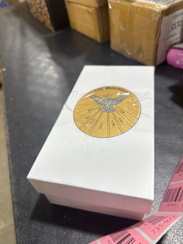 Photo 1 of 5 PCS Baptism Candle Set for Boys and Girls,Baptism Kit Catholic Candle,Shell,Towel,Rosary andBible for Baby Dedication Christening Gift,Velas para Primera Comunión De Niño Bautizo De Niña