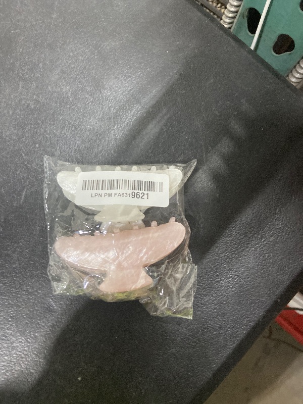 Photo 1 of 2 Pack Hair Claw Clips Women Large Tortoise Hair Clip French Design Barrettes Celluloid Leopard Print Accessories Jaw Clips for Thick Hair