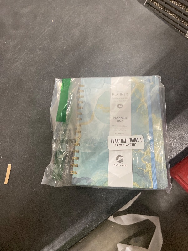 Photo 1 of 2026 Planner, A5 Weekly and Monthly Planners with Tabs, Spiral Bound Daily Calendar 2026 Planner, Agenda Organizers from Jan. to Dec., Hardcover Habit Tracker Journal 6.18" x 8.5"(Grey Marble)