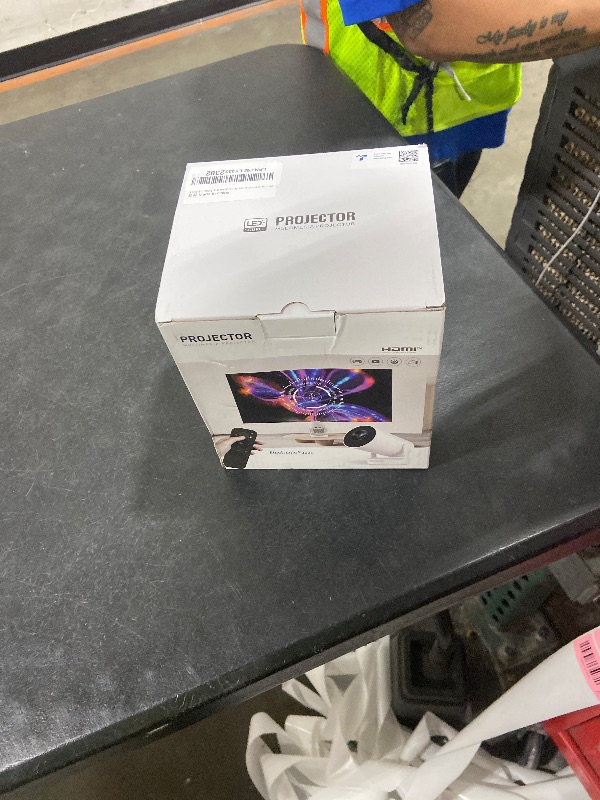Photo 1 of [Electric Focus]Mini Portable Projector with 4K Support, Bluetooth 5.4 WIFI6, 5watt Sound Base Speaker, 260 ANSI, Android 11, 210° Rotation , Auto Keystone Correction Video Projector HY300 PLUS