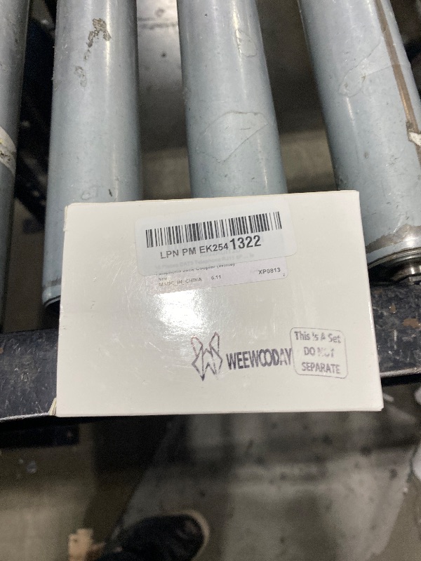 Photo 1 of 10 Pieces CAT3 Telephone RJ11 6P4C Jack Phone Line Connector Coupler Phone Female to Female Telephone Jack Coupler (White)