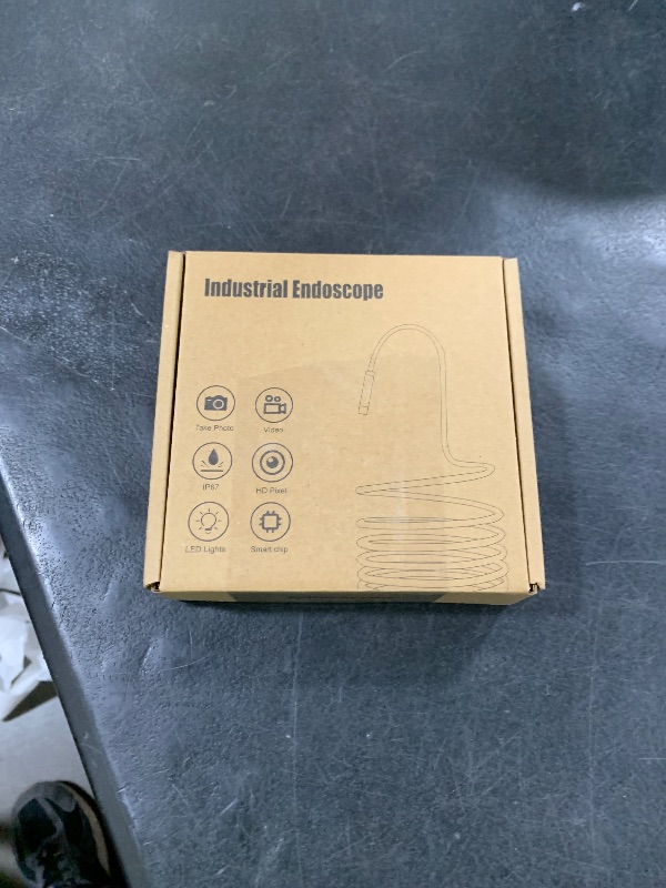 Photo 1 of [Dual-Lens] Endoscope Camera with Light, 1920P HD Borescope with 8+1 Adjustable LED Lights, IP67 Waterproof 16.5FT Semi-Rigid Snake Cord Inspection Camera for iPhone, iPad and Android Phone (Type C)