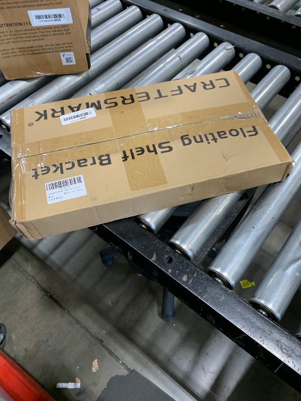 Photo 1 of 2pcs Floating Shelf Bracket Heavy Duty Hidden Metal Brackets for Shelf,Invisible Shelves Hardware Without Jig (16" x 6" x 1.5" Without Tools)