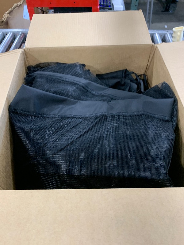 Photo 1 of *INCOMPLETE** Sliding Garage Door Screen 2 Car with Track Closure, 16x7Ft Garage Net Screen Retractable Privacy Curtain Keep Annoying Animals Out Easy Assembly Fiberglass Mesh Screen Door for 2 Car Garage