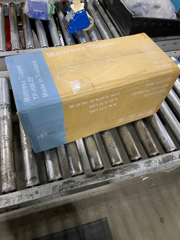 Photo 1 of Inch Twin Memory Foam Mattress Topper, Gel Foam Mattress Topper for Pressure Relief, Ventilated Design Bed Topper in a Box, CertiPUR-US Certified, Medium