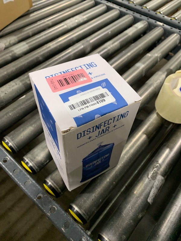 Photo 1 of 33 Oz Glass Disinfectant Jar with Removable Basket, Keedolla Barber Disinfecting Soaking Jar Glass Disinfecting Container for Barber Supplies, Spa and Nail Tools