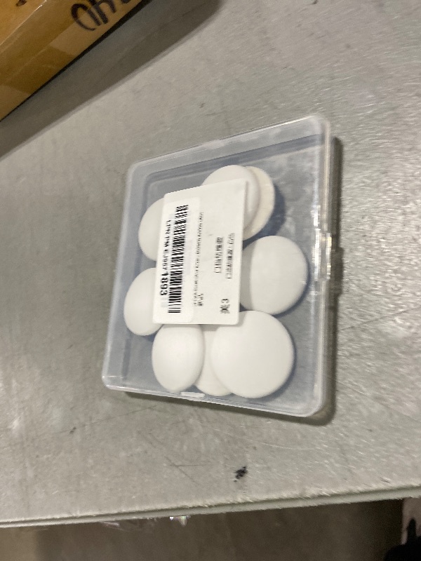 Photo 1 of 10-Pack Round Door Knob Wall Protector 1.57" White Door Stoppers Wall Protector with Strong Self-Adhesive, Quiet,Shock Absorbing Wall Protectors from Door Knobs for Bedroom, Kitchen, Office