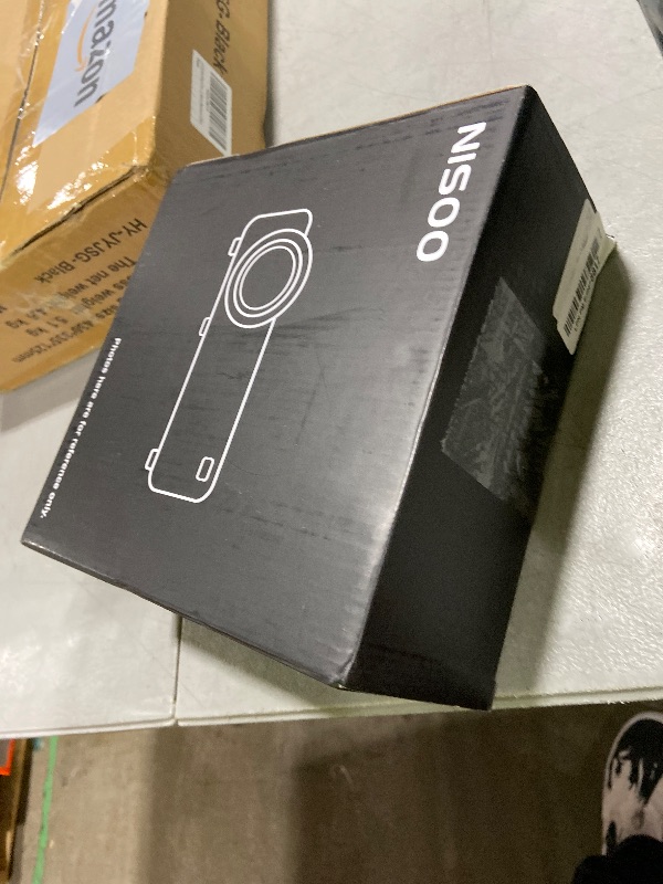 Photo 1 of 1080P Projector with WiFi and Bluetooth, Upgrade Outdoor Projector, Mini Movie Projector Supports Synchronize Smartphone Screen by WiFi/USB Cable for Home Entertainment