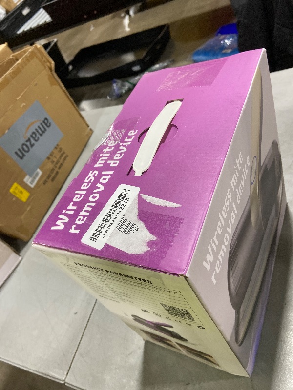 Photo 1 of PATO Mattress Vacuum Cleaner, Wireless Handheld Bed Vacuum Cleaner with UV-C Light, HEPA Filter and Ultrasonic Vibration, 12KPa, Suitable for Beds, Sofas, Car Seats, Carpets (Purple)